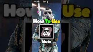 How To PROPERLY Use Mute #rainbowsixsiege #r6community #r6 #1000iq #rainbow6 #ad #nxietygames