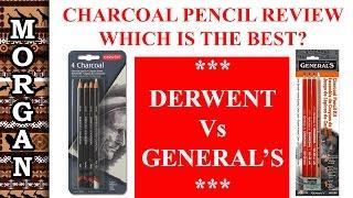 Charcoal pencil review Derwent Vs Generals. Which is the BEST? Jason Morgan Art