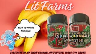 LIT FARMS THCA STRAIN REVIEW: Apple Banana Martini () Nice Flavor /Use Code:SPACECITY