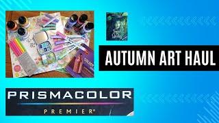 AUTUMN ART HAUL 2024 - New Colouring Supplies and Colouring Books | ADULT COLOURING #arthaul