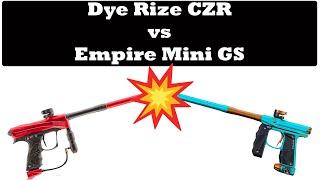 Empire Mini GS vs Dye CZR Shooting and Comparison | Beginner Paintball Marker Overview at Punishers