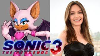 If Angelina Jolie voiced Rouge The Bat (Sonic The Hedgehog 3 Movie Casting)