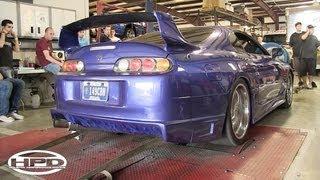 Supras on the dyno - TX2K12