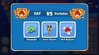 Angry Birds Friends. Star Cup Brawl! SAF vs Porkster. Passage from Sergey Fetisov