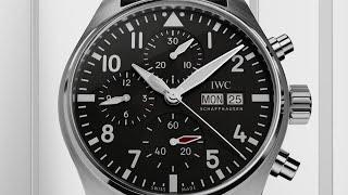 IWC Pilot's Watch Chronograph 41mm black dial. Excellence and craftmaship (Ref.IW378001)