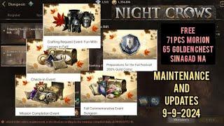 NIGHT CROWS 200 DAYS UPDATE AND MAINTENANCE (2 WEEKS EVENT)