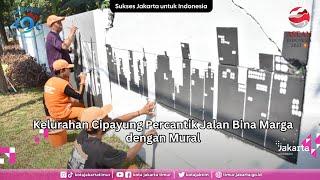 Kelurahan Cipayung Percantik Jalan Bina Marga dengan Mural