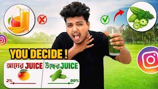 ২৪ Hour Challenge তোমাদের Vote করা খাবার খেলাম  | Tushar das