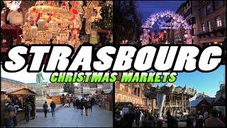 STRASBOURG Christmas Markets - Noël à Strasbourg - Alsace - France (4k)