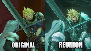 【4K】CLOUD VS SEPHIROTH CRISIS CORE REUNION vs ORIGINAL | FINAL FANTASY VII CRISIS CORE REUNION