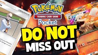 DO NOT MISS OUT ON THIS EVENT... you will be sorry! Pokemon TCG Pocket