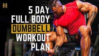 THE BEST 5-DAY FULL BODY WORKOUT PLAN FOR MUSCLE GROWTH & STRENGTH