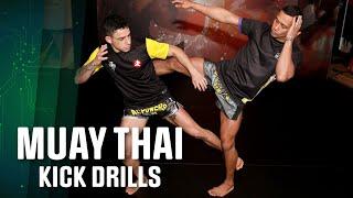 3 Muay Thai Kick Drills with Felype Morais and Panicos Yusuf