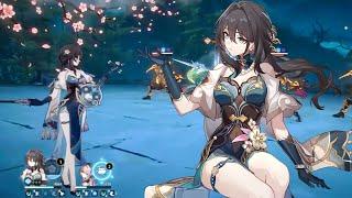 RUAN MEI SKILL & BURST Gameplay Demo Honkai Star Rail