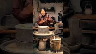 B, stone mill, rural guardian, rural flavor, traditional craftsmanship, boo absurd video
