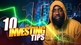 10 STOCK MARKET INVESTING TIPS  | Wallstreet Trapper (Trappin Tuesday's)