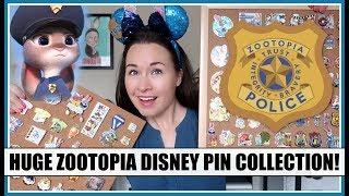 My FULL ZOOTOPIA DISNEY PIN COLLECTION! Should I declutter them?! | April 2019