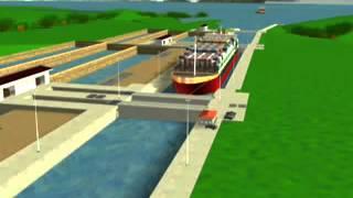 The new Panama Canal - animation