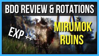 The BEST Mirumok Ruins (Trees) Rotation for FAST Experience | Black Desert Online Review
