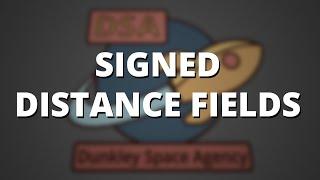 Glyphs, shapes, fonts, signed distance fields.