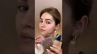 Full face of Dior makeup