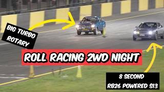 Roll Racing 2WD Night - 1000hp+ V8, Rotary and JDM cars battle it out