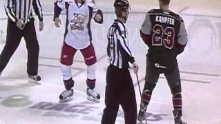 Tomas Tatar - Steven Kampfer fight