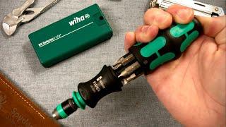 EDC Screwdriver? Wera Kraftform Kompakt 26 and Wiha 1/4” Bit Selector