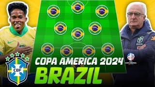  BRAZIL Possible Lineups for Copa America 2024 ft Endrick, Paqueta, Vinicius Jr