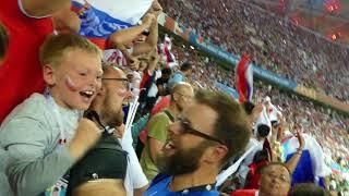 World Cup Quarter Final Russia Croatia Fernandes 2-2 Tying Equalizer goal 115 minute