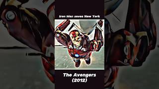 Iron Man saves New york  | Wait for the end #marvel #avengers #ironman #attitude