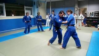 Ko-soto-gari into O-soto-gari by Takis Vakatasis 6th Dan