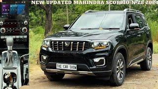 New Mahindra ScorpioN 2024  UPDATED Z8 Variant | With Wireless Charger & Glossy Panel | Black Color