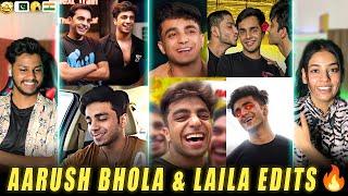 Reaction on Arush Bhola & Lila Attitude edits 