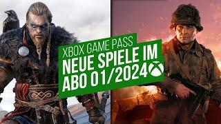 Xbox Game Pass 01/24 - Teil 1: Die neuen "gratis" Spiele im Januar 2024 | Xbox Cloud Gaming