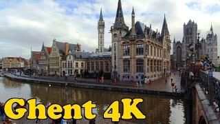 Ghent, Belgium Walking tour [4K].