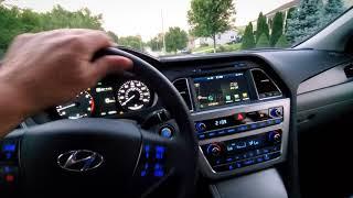 хёндай соната 2015  12000 пробег. Hyundai Sonata 2015 Driving.