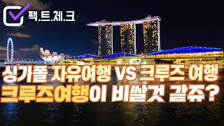 싱가폴 마리나베이샌즈 호텔 vs 싱가폴 동남아 크루즈 여행-크루즈 여행 얼마나 저렴한지 보여드립니다