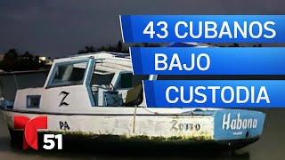 Grupo de 43 migrantes cubanos llega a los Cayos de Florida y son puestos bajo custodia