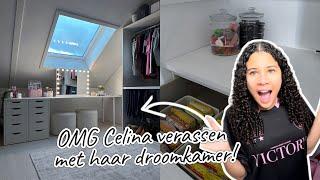 Omg CELINA Verrassen met haar DROOMKAMER