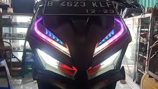 Pasang alis RGB murah!!! Vario125/150 all New.