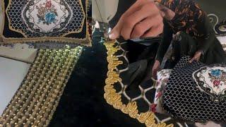 Learning how to cut and sew the cover of Metka tailoring in the village of Iran, it is easy to sew