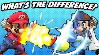 What's the Difference between Mario and Dr. Mario? (SSBU)