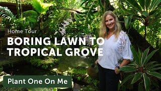 Lawn Turned TROPICAL PARADISE Backyard — Ep. 349