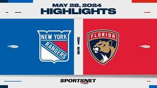 NHL Game 4 Highlights | Rangers vs. Panthers - May 28, 2024