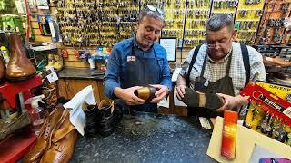 Antony & Paul Appraise a Poor Repair on Some Trickers Bourton Shoe Sent in by a Subscriber