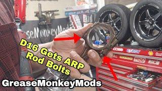 Installing ARP Connecting Rod Bolts. (Honda D16)