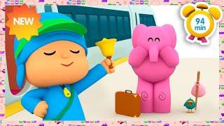 POCOYO ENGLISH - THE TRAIN IS COMING! ALL ABOARD THE TRAIN [94 min] Full Episodes | CARTOONS