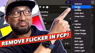 How To REMOVE FLICKER In Your Videos Without A PLUGIN In FINAL CUT PRO?! - It's QUICK And EASY!
