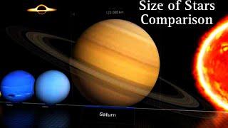 Star size comparison 3D Animation